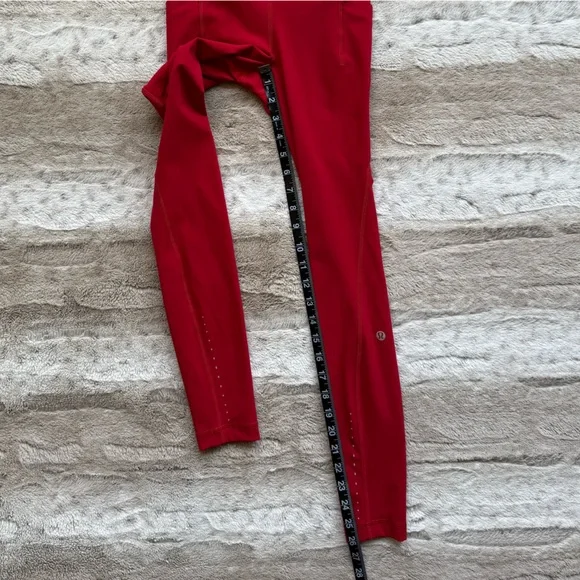 Lululemon Swift Speed High-Rise Tight 28" in Dark Red Size 0 - Picture 14 of 16
